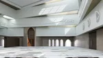 Wujud Masjid yang Atapnya Dibuat Seperti Berputar