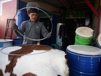 Penjualan Beduk Jelang Lebaran Mulai Meningkat