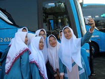 Ribuan Santri di Jombang Mudik Bareng Jelang Lebaran