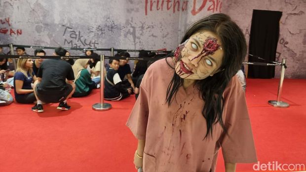 Suasana horor di Pandora Nightmare Festival 2024.