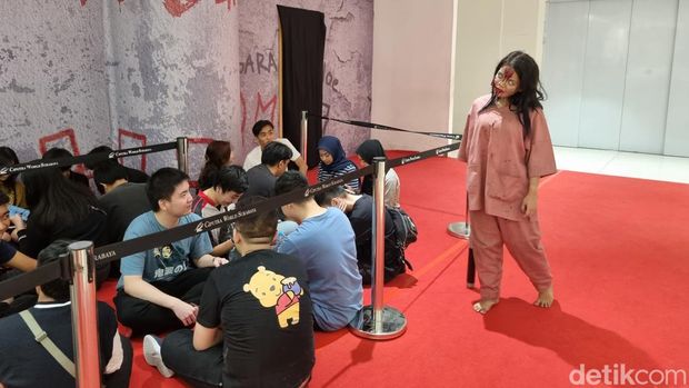 Suasana horor di Pandora Nightmare Festival 2024.