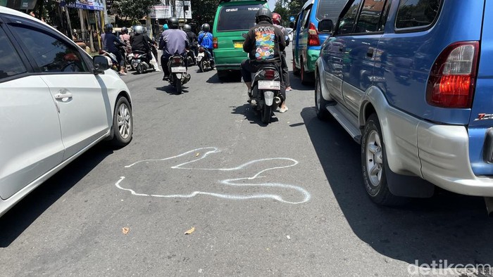 TKP Tabrak lari di Kota Bandung.