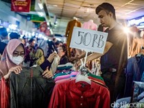 Cerita Pedagang di Tanah Abang, Pendapatan Naik Drastis Jelang Lebaran