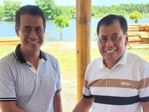 Amran Sulaiman-Nurdin Halid 2 Jam Bertemu di Makassar Bahas Politik Sulsel