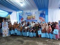 Syukuran Kemenangan Prabowo-Gibran, Barisan RFG Santuni 58 Anak Yatim