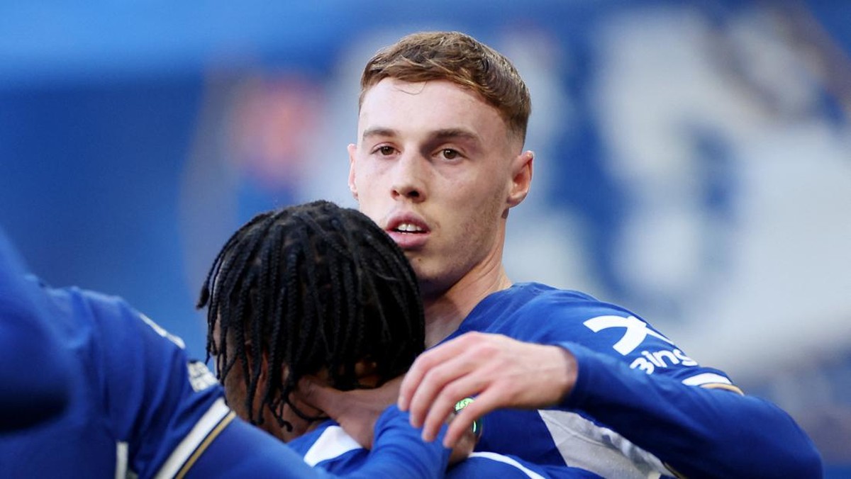 Cole Palmer gemilang di laga Chelsea vs Burnley. (Foto: REUTERS/Isabel Infantes)