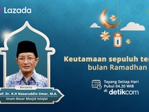 detikKultum Nasaruddin Umar: Perbanyak Ibadah di Sepuluh Malam Terakhir Ramadan