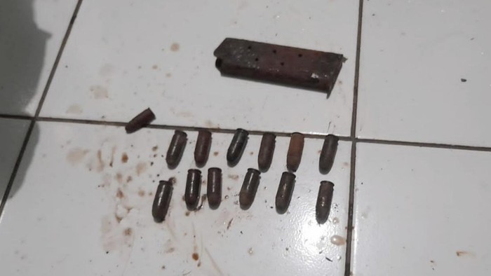 Granat dan peluru yang ditemukan warga Banjar