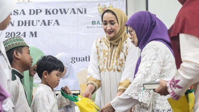 Kowani Santuni Anak Yatim dan Duafa Kowani berbuka puasa bersama anak yatim dan duafa. Acara ini bertema 'Ramadan meningkatkan kesalehan sosial untuk menguatkan persaudaraan.