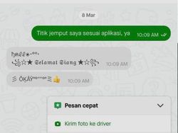 Kumpulan Chat Kocak Ojol dan Customer, Ada-ada Aja