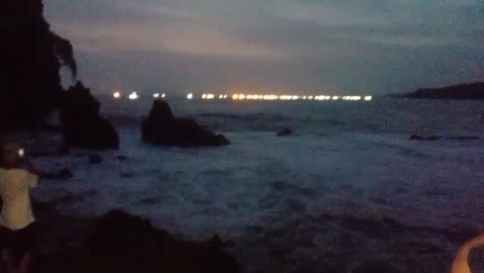 Lokasi warga hanyut saat memancing di tengah laut