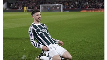 Terlebih ini adalah gol pertama Mount berseragam MU sejak setahun lalu. Foto: X
