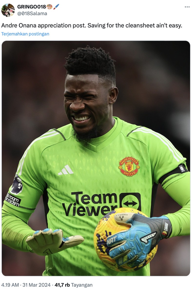 Meme MU diimbangi Brentford dalam laga lanjutan Liga Inggris.