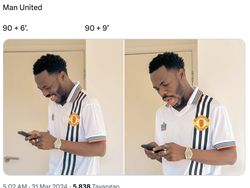 Meme Ngenes MU Mau Menang, Eh Langsung Kebobolan