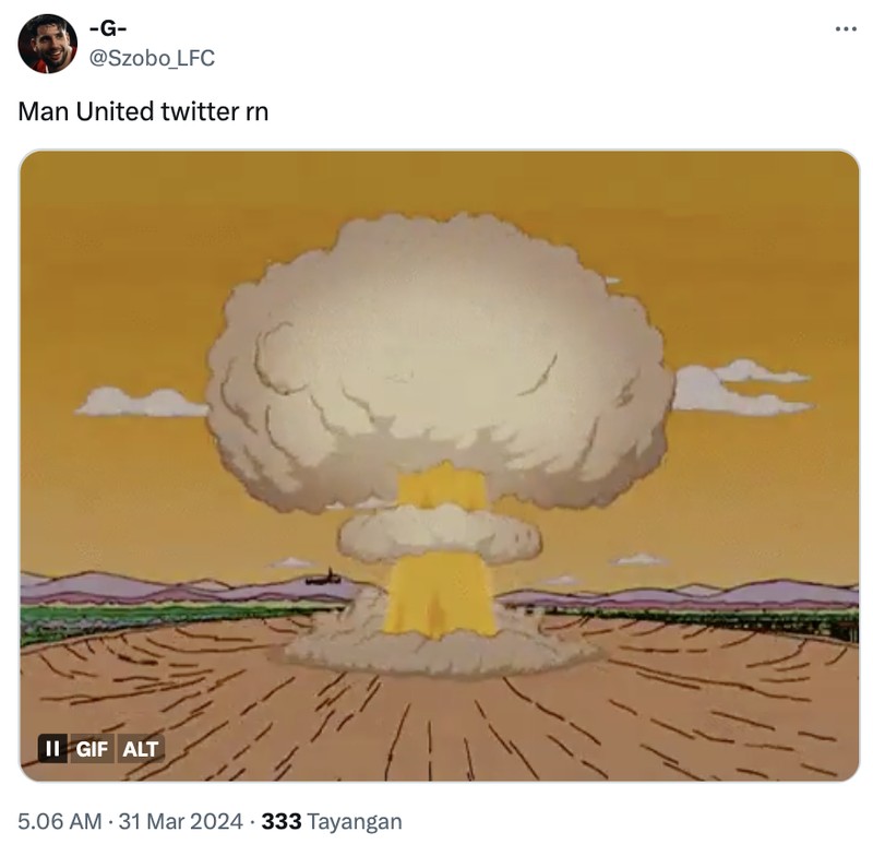 Meme MU diimbangi Brentford dalam laga lanjutan Liga Inggris.