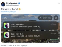 Meme Ngenes MU Mau Menang, Eh Langsung Kebobolan