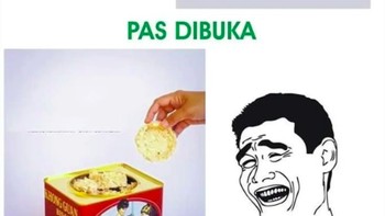 Kalau kaleng biskuit sudah berubah fungsi jadi tempat rengginang artinya lebaran sudah dekat. Foto: 1cak