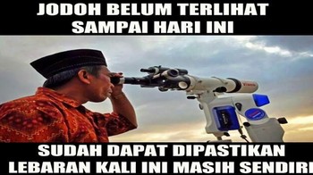 Tetap semangat walaupun jomblo. Foyo: memecomic.id