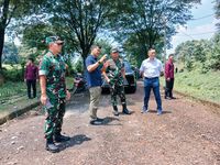 Momen Panglima TNI Tinjau Gudang Amunisi Kodam Jaya Yang Terbakar