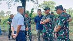Momen Panglima TNI Tinjau Gudang Amunisi Kodam Jaya yang Terbakar