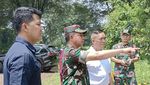 Momen Panglima TNI Tinjau Gudang Amunisi Kodam Jaya yang Terbakar