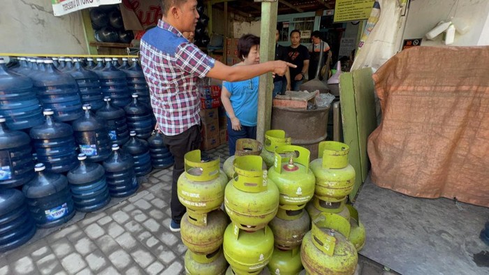 Polres Kediri Kota sidak distributor elpiji