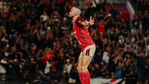 Striker Bali United Ilija Spasojevic. (Dok. Bali United Official)