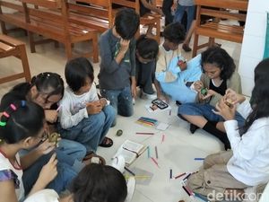 Meriahnya Paskah 2024 di GMIT Talitakumi, Anak-anak Berlomba Menghias Telur
