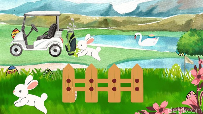 Tes Ketajaman Mata Penutup Long Weekend, Ada Berapa Telur Paskah?