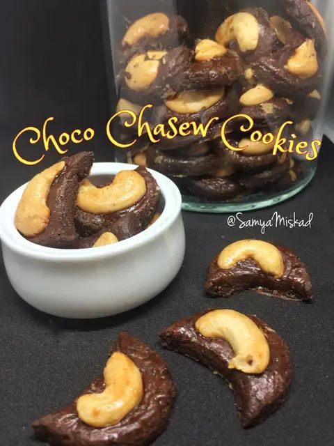 Choco Cashew Nut Cookies. (Dok Cookpad @samyamiskad)