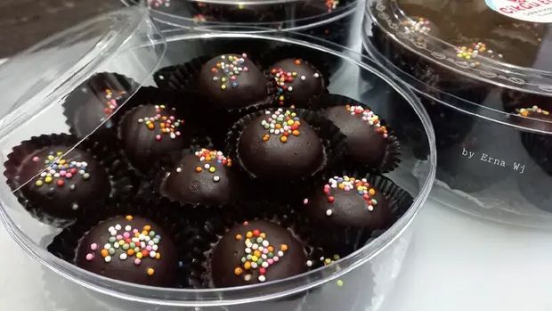 Cookies Bola-Bola Coklat. (Dok. Cookpad @CikGuEr)