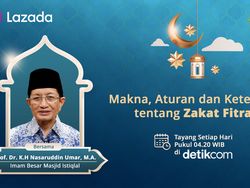 detikKultum Nasaruddin Umar: Zakat Fitrah Itu Wajib, Jangan Terlewat