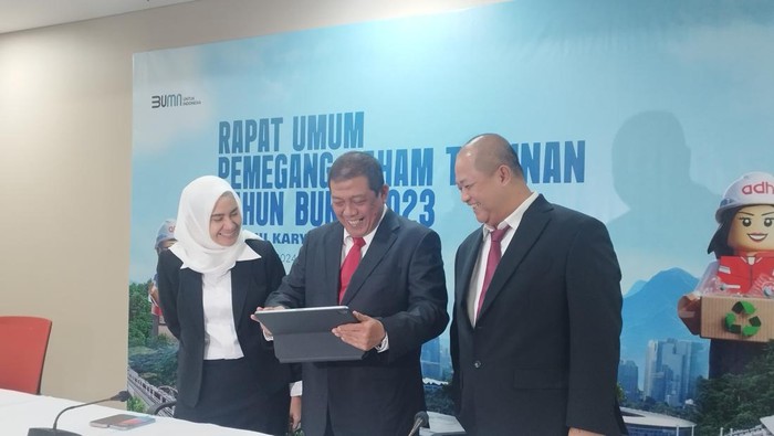 Dirut Adhi Karya Entus Asnawi.