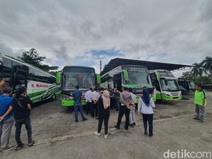 Ramp Check di Garasi-Terminal, Dishub Gunungkidul Temukan 2 Bus Tak Layak