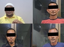 Permintaan Maaf 4 Pengibar Bendera Bulan Bintang ke Polsek di Aceh