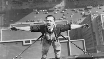 Para pencuci Jendela Gedung Empire State, 1936 Foto: Boredpanda