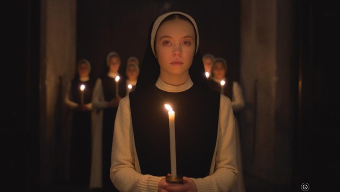 Cuplikan adegan film Immaculate (2024).