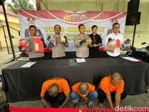 Komplotan Curanmor 15 TKP di Mojokerto Diringkus, Penadah Diburu