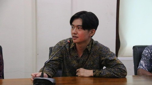 Salah seorang warga keturunan pemohon WNI di Kanwil Kemenkumham Bali.