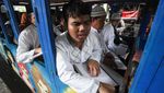Ketika Penyandang Disabilitas Khatam Al-Quran Braille di Kereta Kelinci
