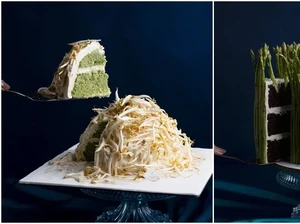 April Mop! Toko Ini Sajikan Kue dengan Hiasan Tauge dan Asparagus