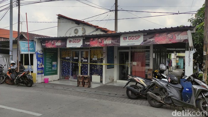 Lokasi kejadian kasir minimarket ditemukan tewas diduga dibunuh di Sidoarjo