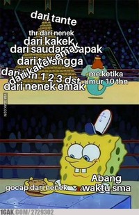 Pasti waktu kecil kamu merasakan serunya kegiatan berburu THR. Kalau sekarang sih sudah besar, jadinya kamu yang harus berbagi, hihi.
