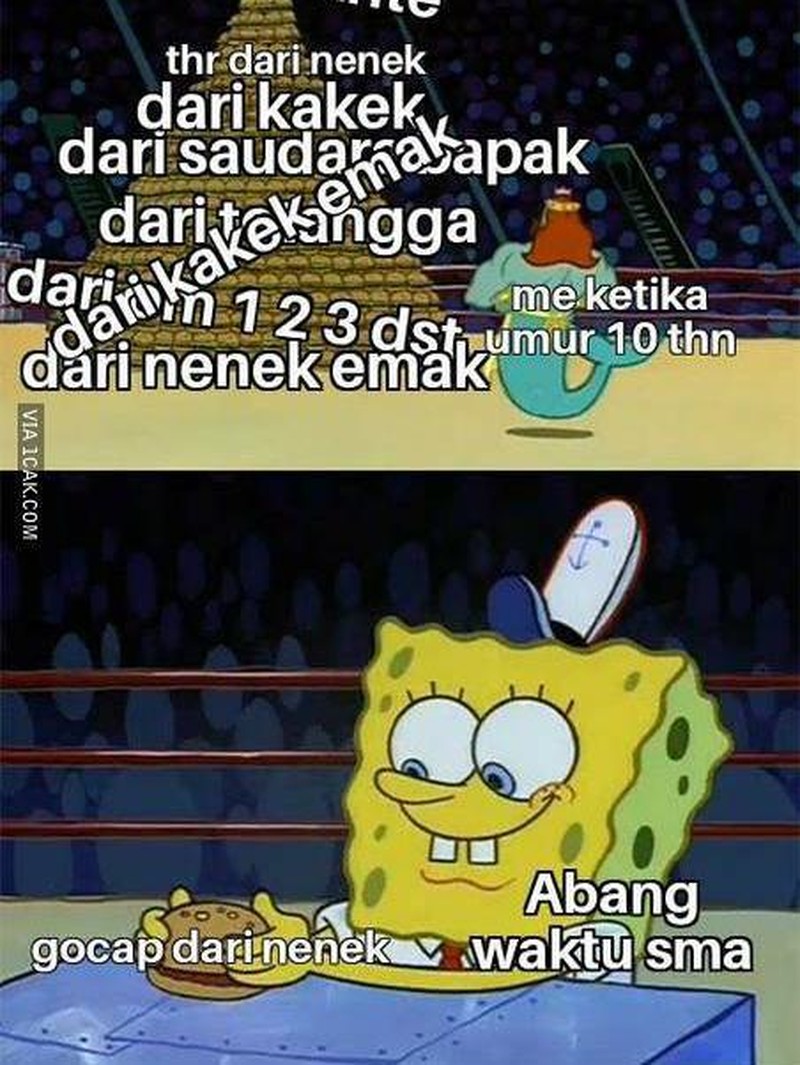 Pasti waktu kecil kamu merasakan serunya kegiatan berburu THR. Kalau sekarang sih sudah besar, jadinya kamu yang harus berbagi, hihi.