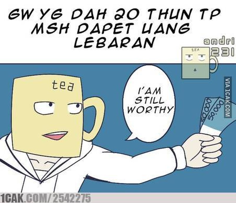 Pasti waktu kecil kamu merasakan serunya kegiatan berburu THR. Kalau sekarang sih sudah besar, jadinya kamu yang harus berbagi, hihi.