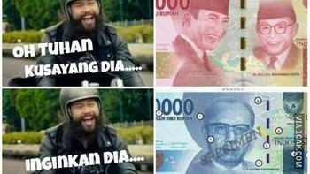 Siapa yang isi tas lebarannya kebanyakan pecahan Rp 2.000-an? Foto: 1cak