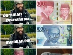 Meme Kocak Berburu THR Lebaran, Ayo Baris yang Rapi!