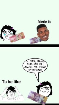 Pasti waktu kecil kamu merasakan serunya kegiatan berburu THR. Kalau sekarang sih sudah besar, jadinya kamu yang harus berbagi, hihi.