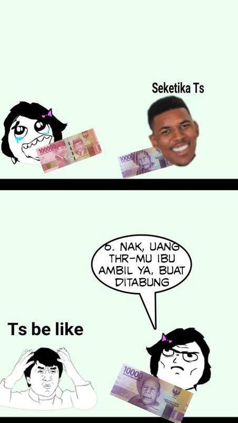 Pasti waktu kecil kamu merasakan serunya kegiatan berburu THR. Kalau sekarang sih sudah besar, jadinya kamu yang harus berbagi, hihi.