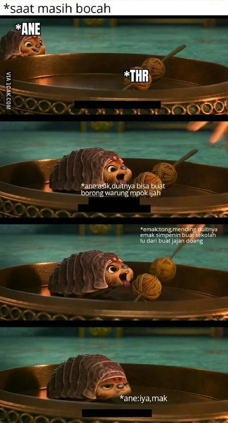 Pasti waktu kecil kamu merasakan serunya kegiatan berburu THR. Kalau sekarang sih sudah besar, jadinya kamu yang harus berbagi, hihi.